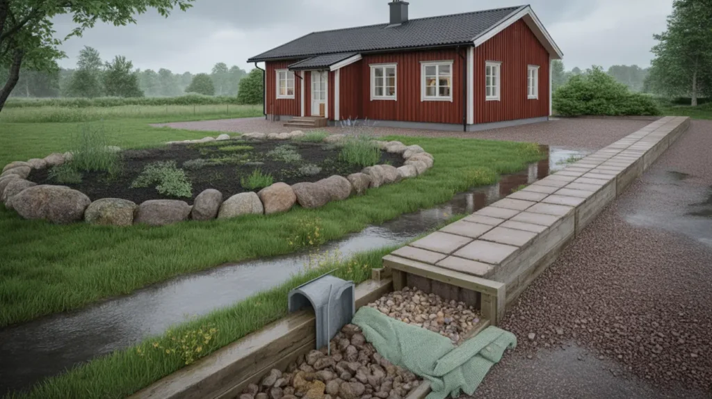 minska versv mningsrisken p din tomt dimensionera regnb dd svackdike och genomsl ppliga ytor r tt