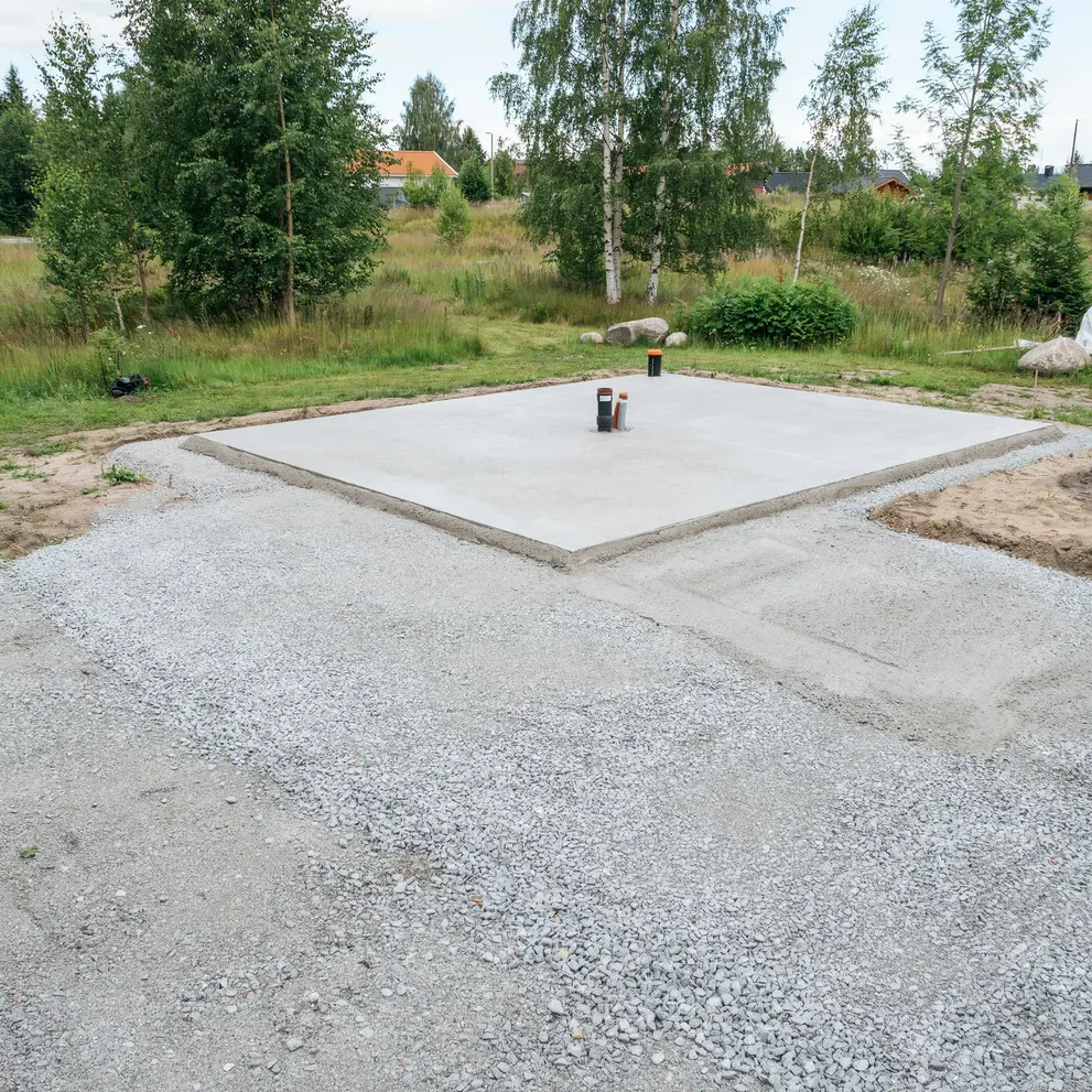anlagga husgrund gjutning betongplatta kungsbacka goteborg halland